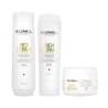 GOLDWELL Dualsenses Rich Repair Restoring Shampoo 250ml + Conditioner 200ml + 60Sec Treatment 200ml Set