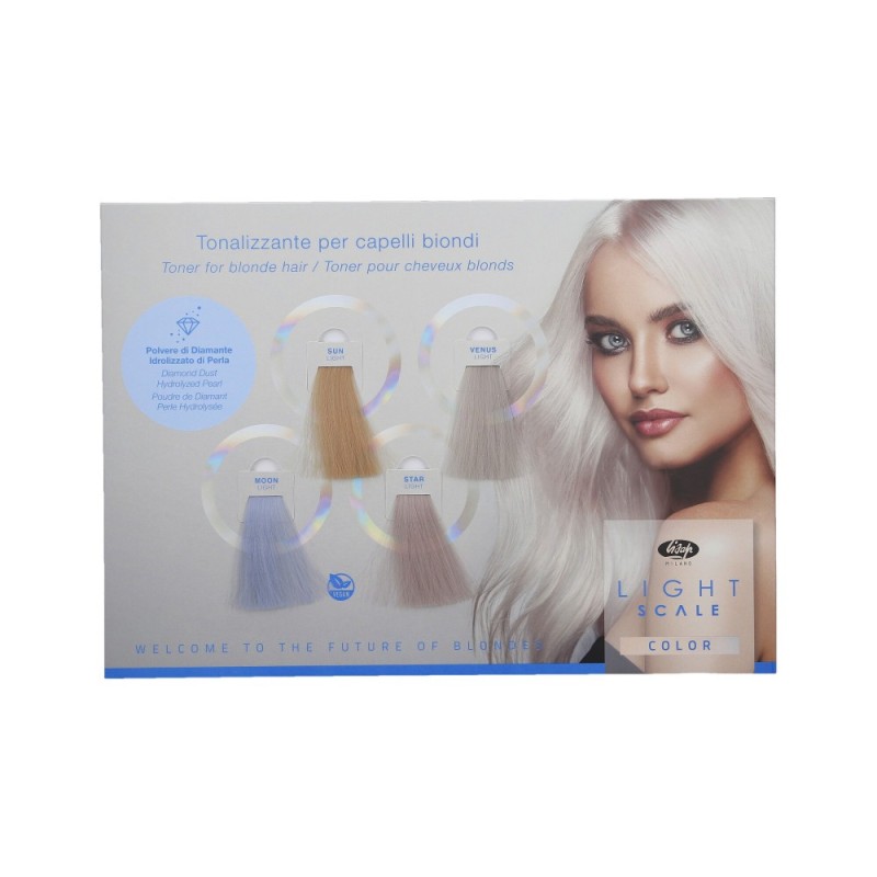 LISAP LIGHT SCALE Hair dye - color palette