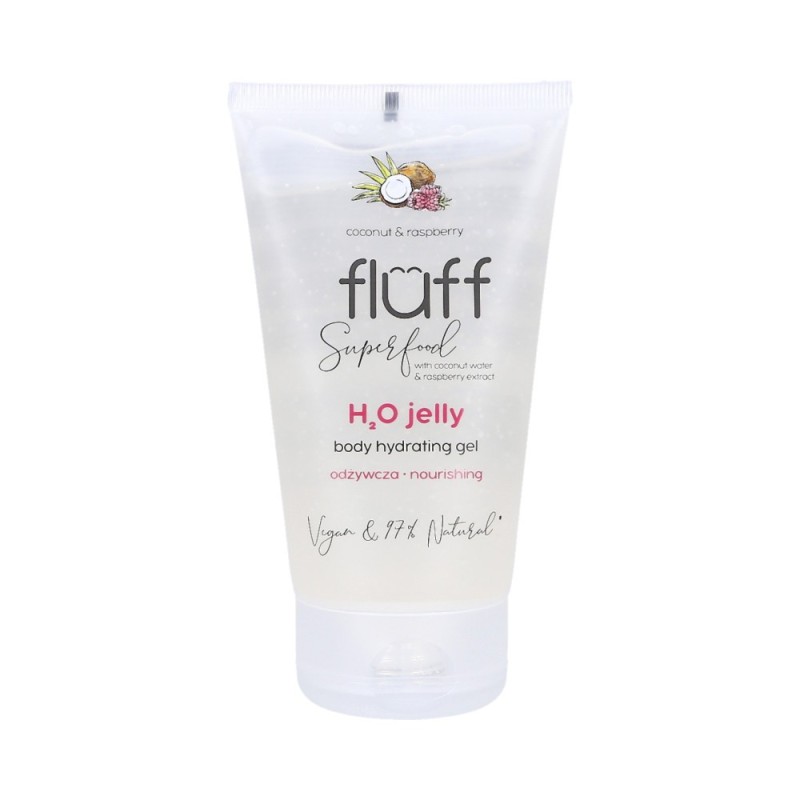 FLUFF H₂O Nourishing gel water Coconut and Raspberry 150ml