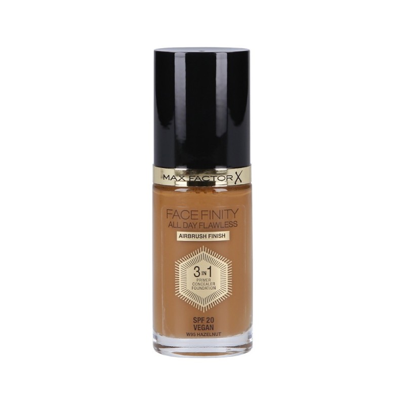 MAX FACTOR FACEFINITY 3in1 All Day Flawless Foundation SPF20 95 Tawny 30ml