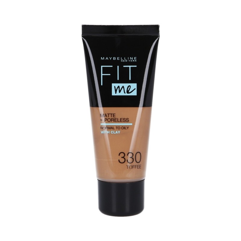 MAYBELLINE FIT ME Matte & Poreless Foundation 330 Toffe Tube 30ml