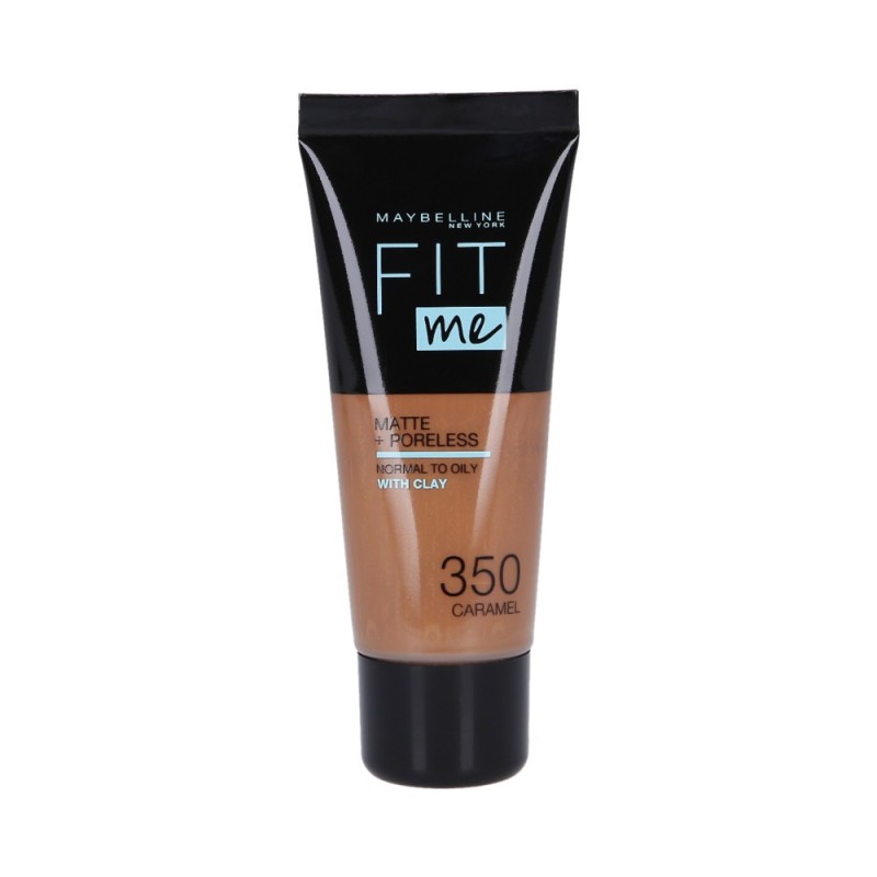 MAYBELLINE FIT ME Matte & Poreless Foundation  350 Caramel Tube 30ml