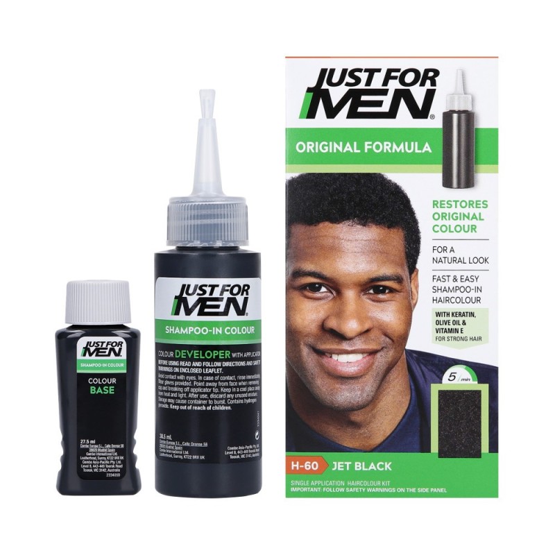 JUST FOR MEN NATURAL JET BLACK H60