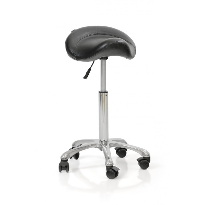 SAKAI MEMORYFOAM barber stool , black, size L