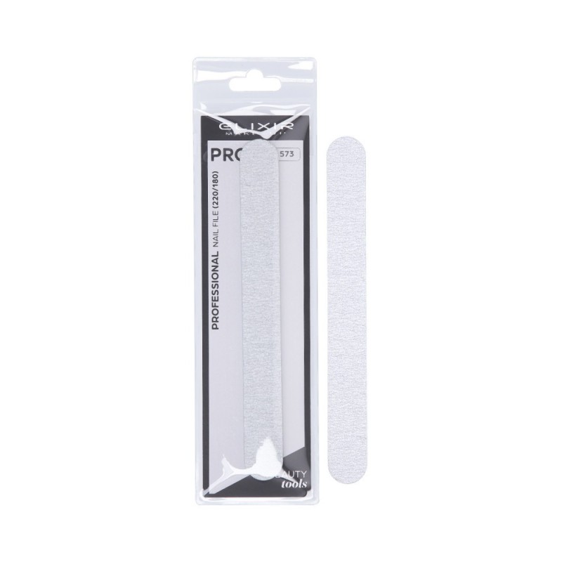 ELIXIR MAKE UP Double-sided nail file 573 Gray, 220/180