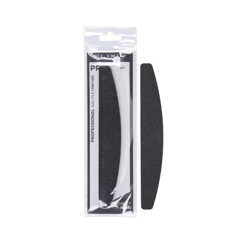 ELIXIR MAKE UP Double-sided nail file 581 Black, 100/100