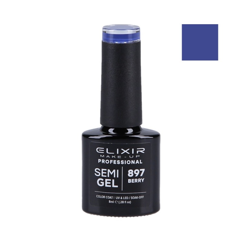 ELIXIR Hybrid nail polish 897 BERRY 8ml