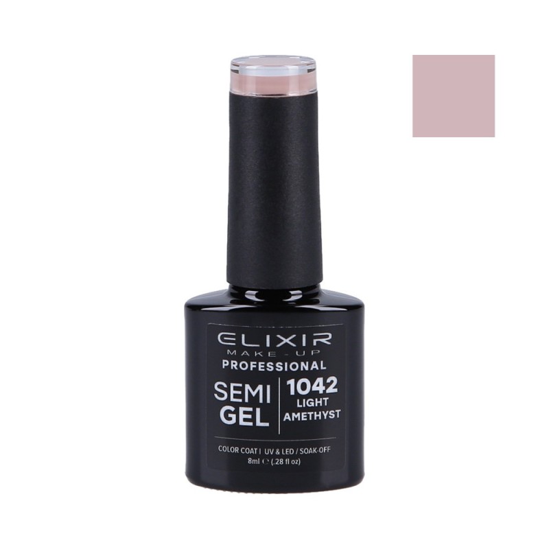 ELIXIR Hybrid nail polish 1042 LIGHT AMETHYST 8ml