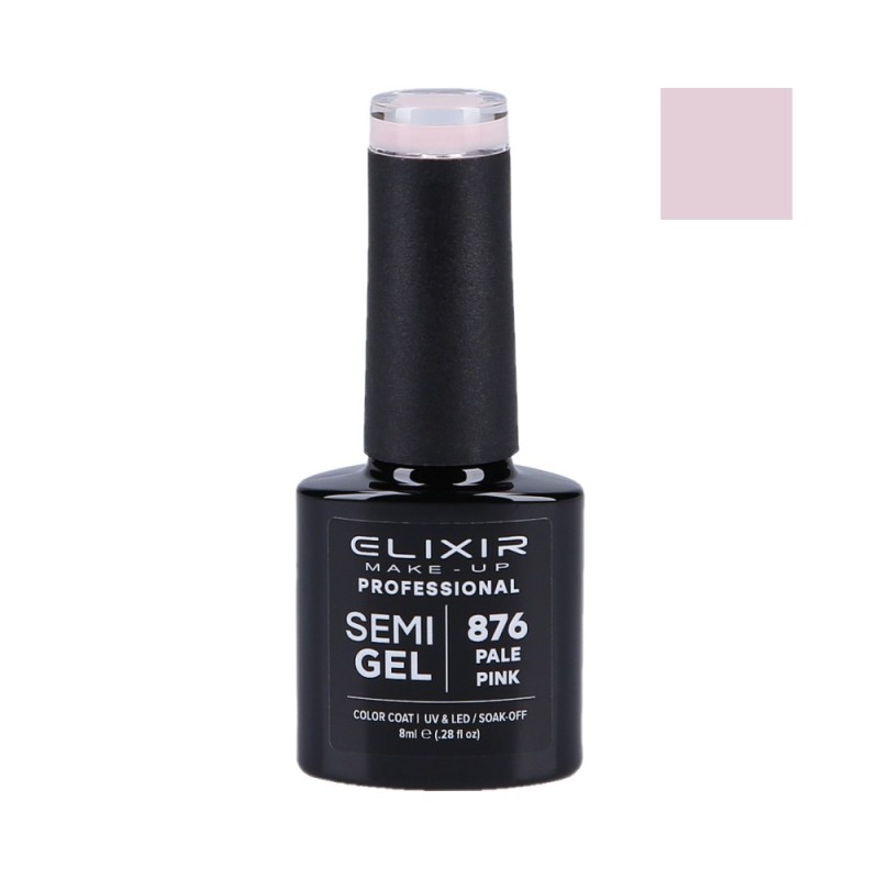 ELIXIR Hybrid nail polish 876 PALE PINK 8ml