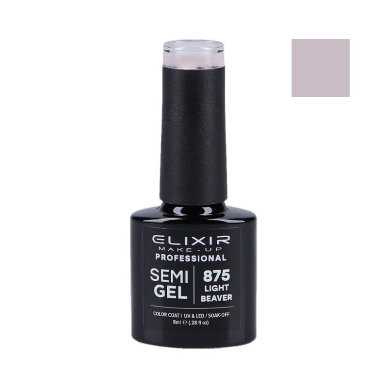ELIXIR Hybrid nail polish 875 LIGHT BEAVER 8ml