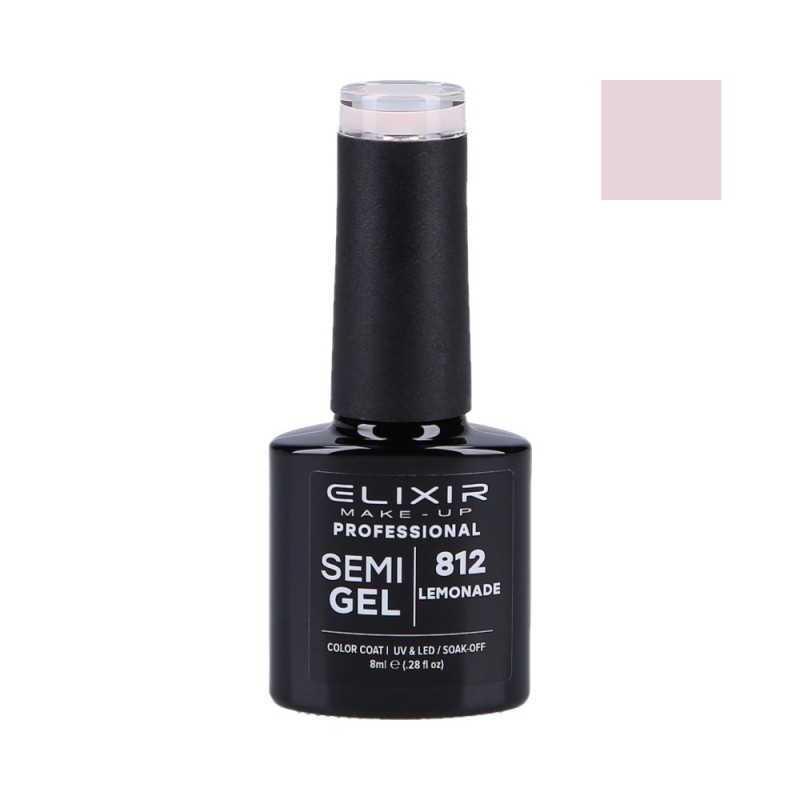 ELIXIR Hybrid nail polish 812 LEMONADE 8ml