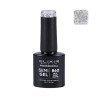 ELIXIR Hybrid nail polish 860 80'S SHINY SILVER 8ml