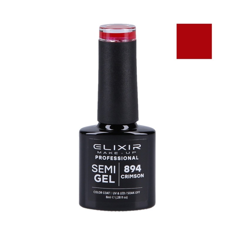 ELIXIR Hybrid nail polish 894 CRIMSON 8ml