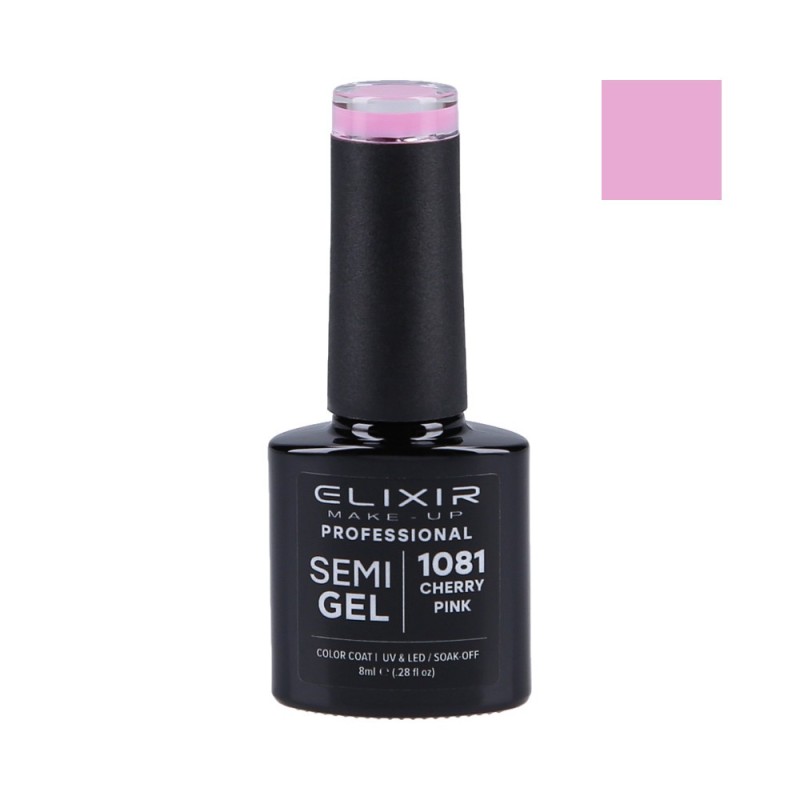 ELIXIR Hybrid nail polish 1081 CHERRY PINK 8ml