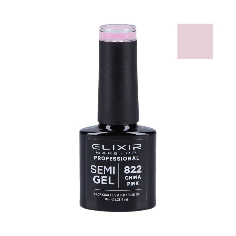 ELIXIR Hybrid nail polish 822 CHINA PINK 8ml