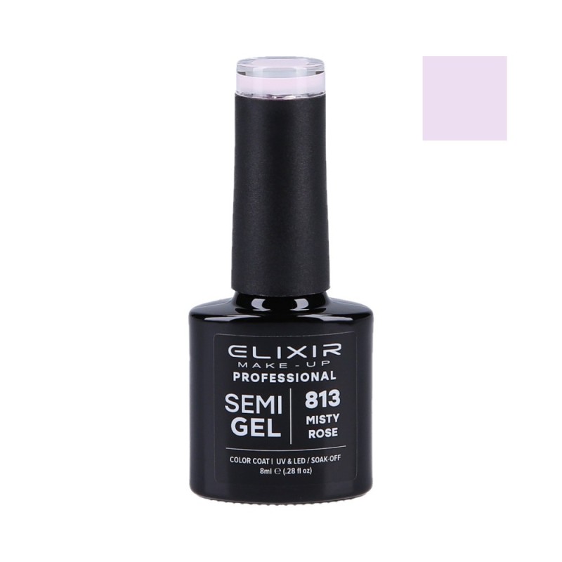 ELIXIR Hybrid nail polish 813 MISTY ROSE 8ml