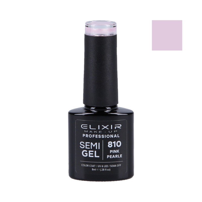 ELIXIR Hybrid nail polish 810 PINK PEARLE 8ml