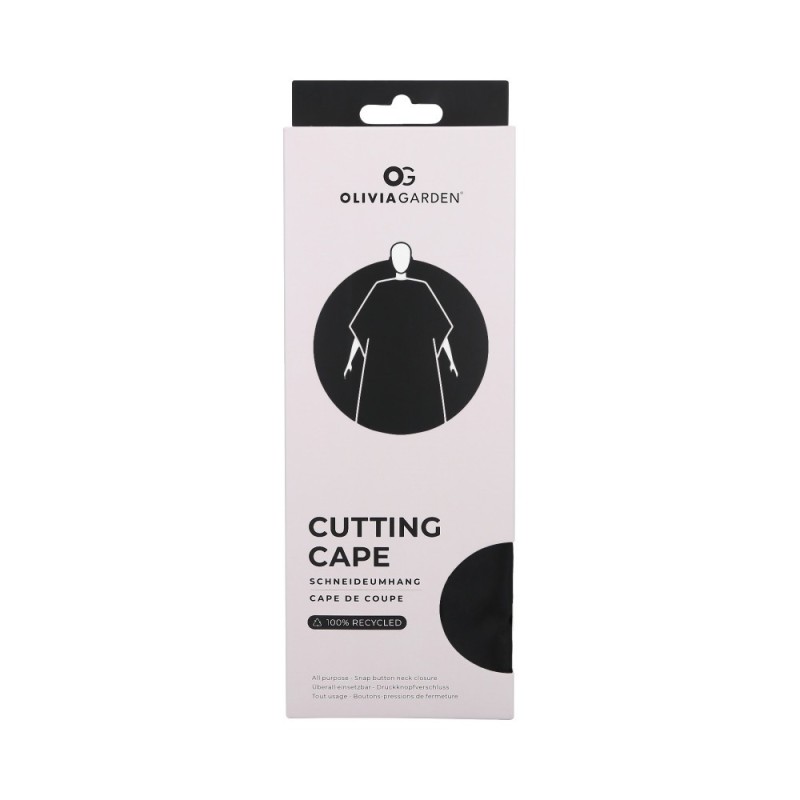 OLIVIA GARDEN Hairdressing protective cape Black