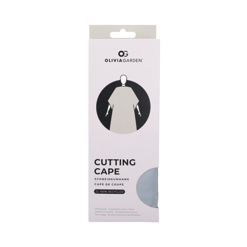 OLIVIA GARDEN Hairdressing protective cape Light Grey