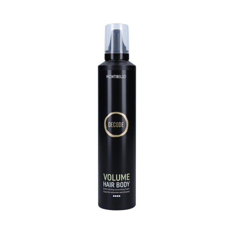 MONTIBELLO DECODE VOLUME HAIR BODY Very strong foam giving volume to 300 ml