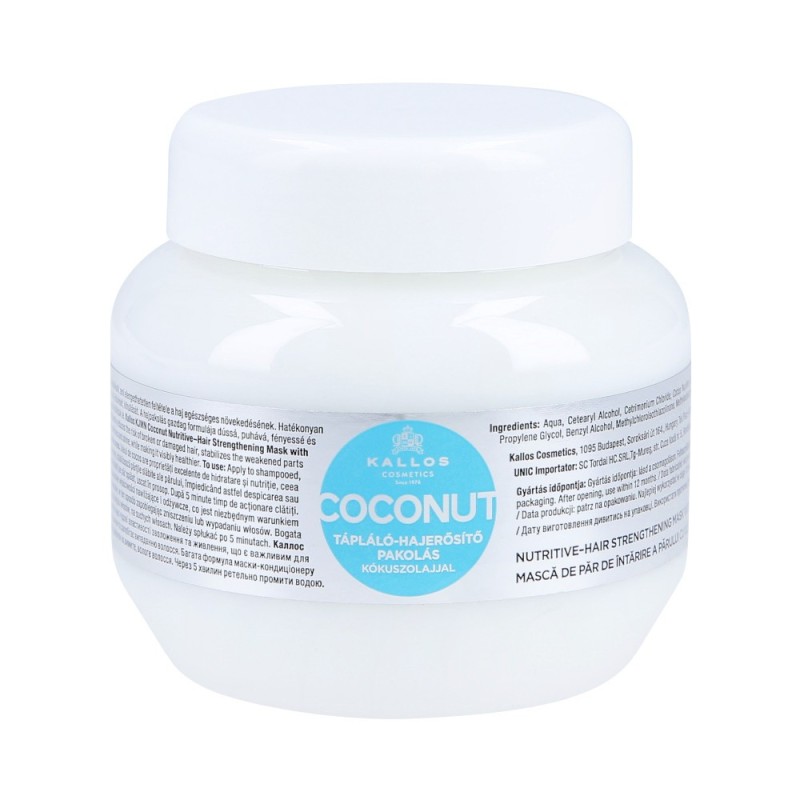 KALLOS KJMN COCONUT Mask nourish and strengthen 275ml