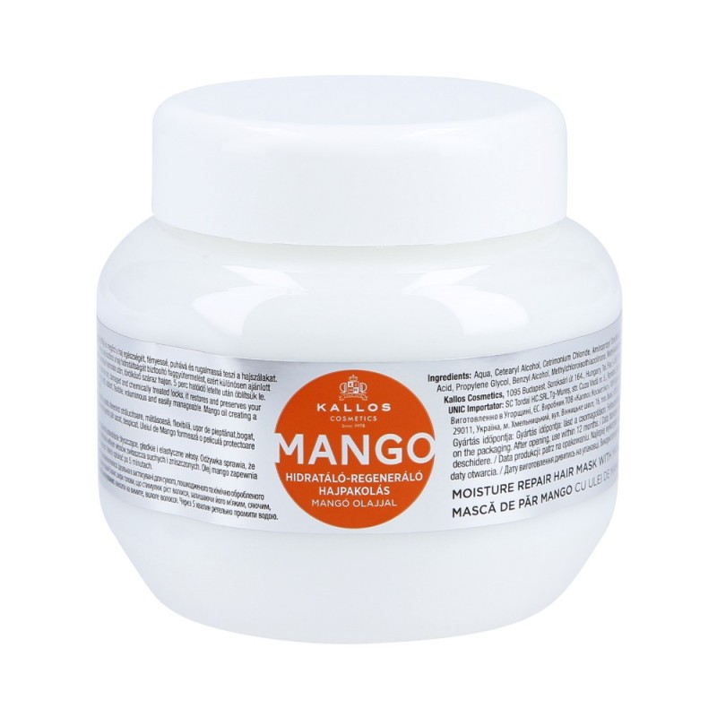 KALLOS KJMN MANGO Moisture repair hair mask 275ml