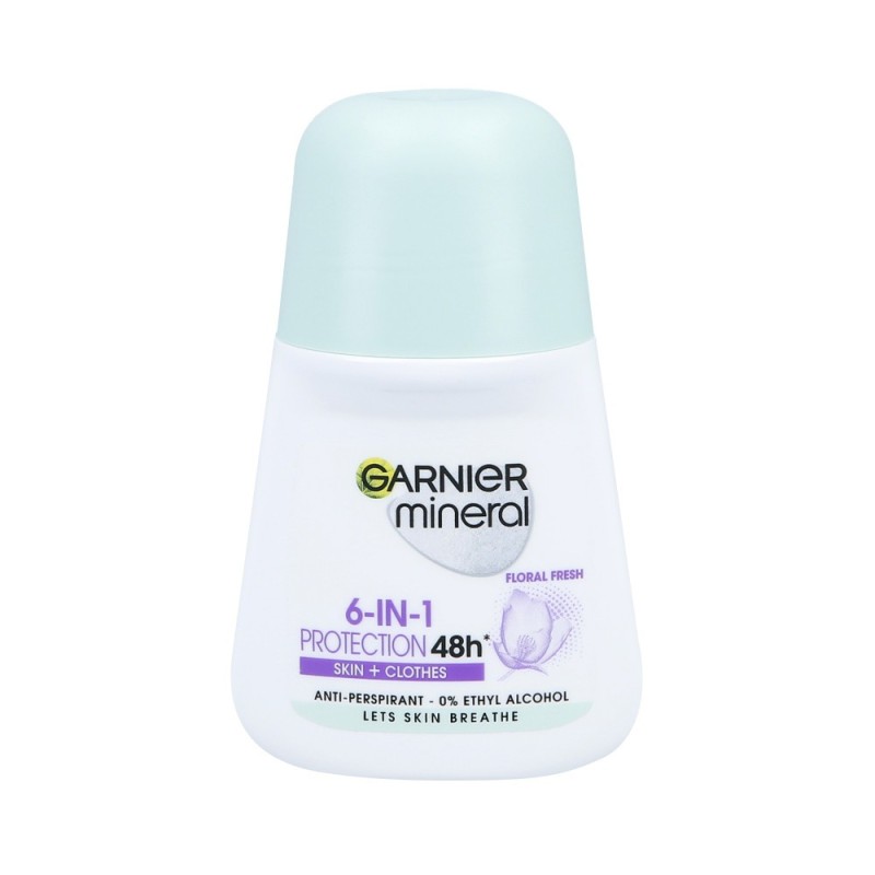 GARNIER MINERAL 6 IN 1 PROTECTION ROLL-ON 48H Antiperspirant with 48h protection 50ml
