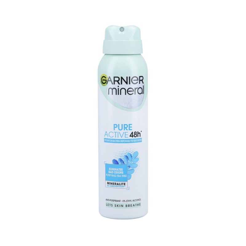 GARNIER MINERAL PURE ACTIVE Deodorant for women with 48h protection in spray 150ml