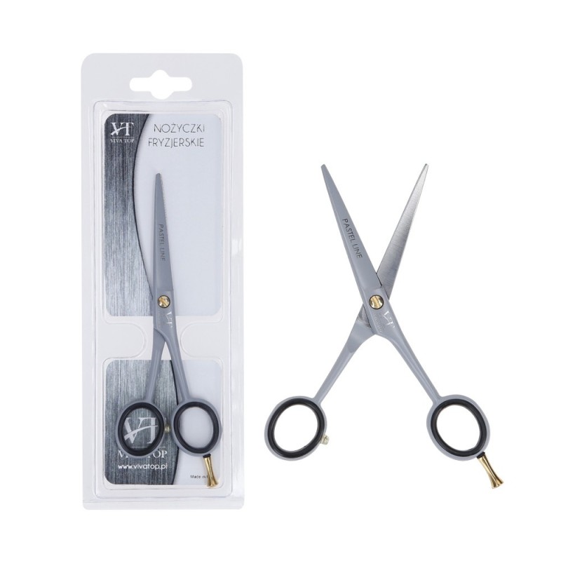 VIVA TOP SCISSORS PASTELL LINE Hairdressing scissors Light Gray 5.5 "