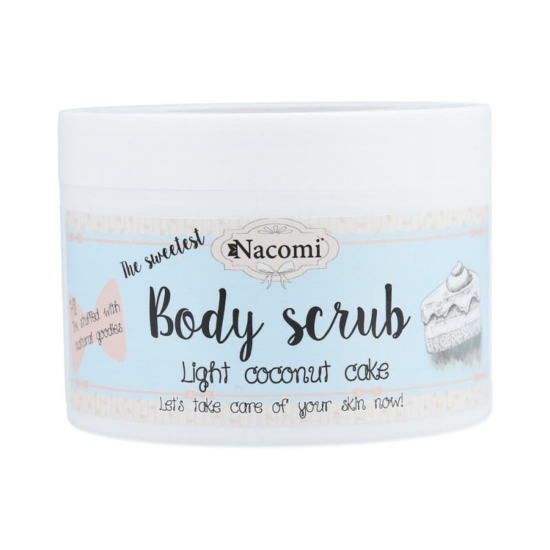 NACOMI Light coconut cake body scrub 200g