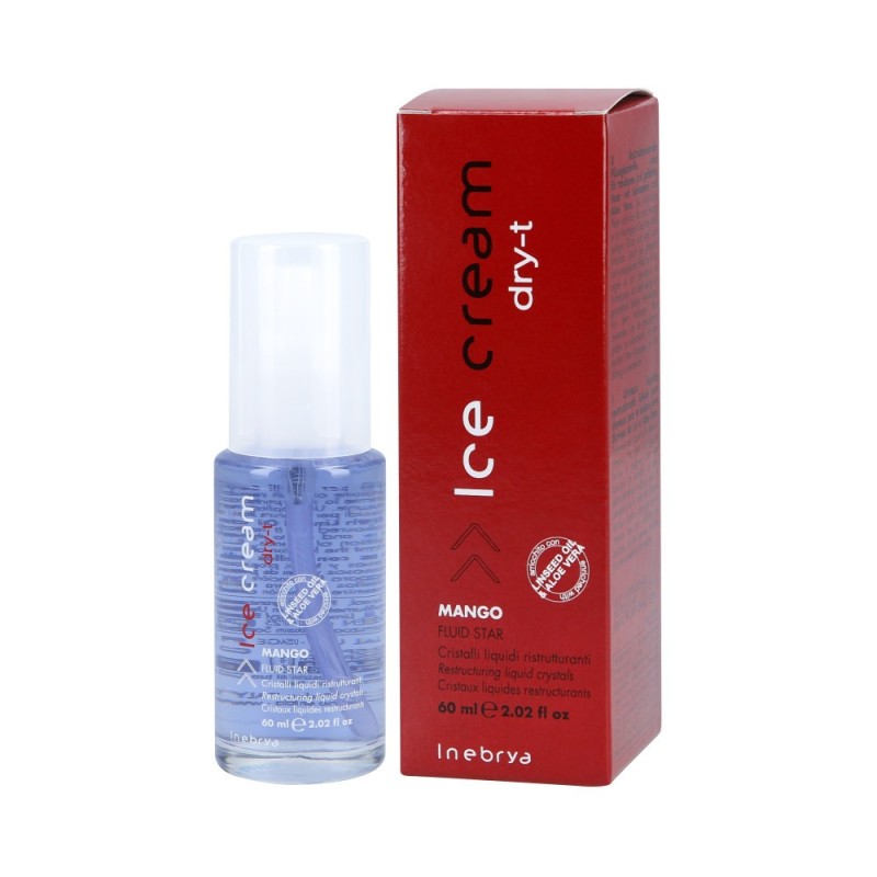 INEBRYA ICE CREAM FLUID STAR Reconstructing hair crystals 60ml