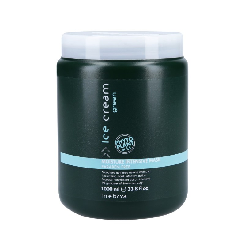 INEBRYA ICE CREAM GREEN MOISTURE Intensely moisturizing hair mask 1000ml