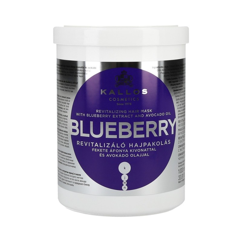 Kallos KJMN Blueberry Revitalizing Hair Mask 1000 ml