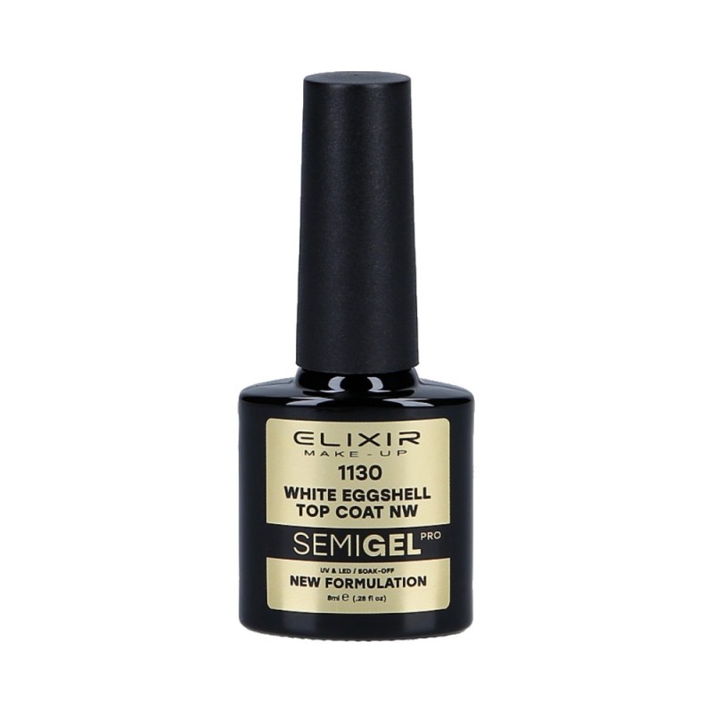 ELIXIR Top for nails 1130 WHITE EGGSHELL 8ml