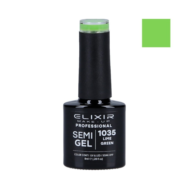 ELIXIR Hybrid nail polish 1035 LIME GREEN 8ml