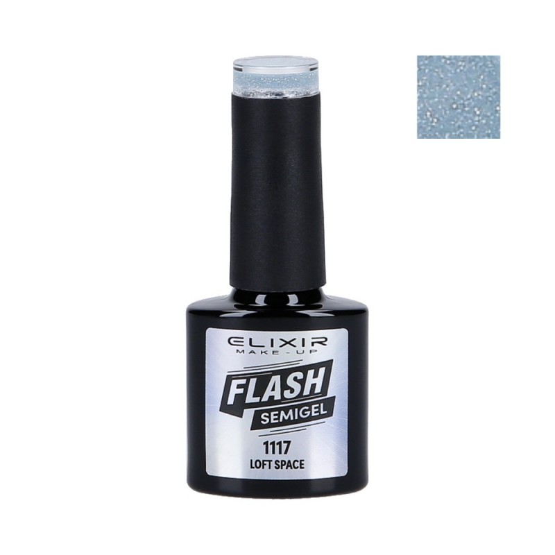 ELIXIR FLASH Hybrid nail polish 1117 LOFT SPACE 8ml