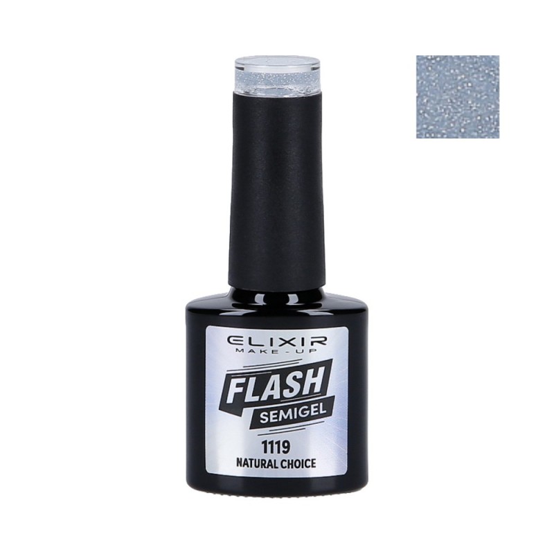 ELIXIR FLASH Hybrid nail polish 1119 NATURAL CHOICE 8ml