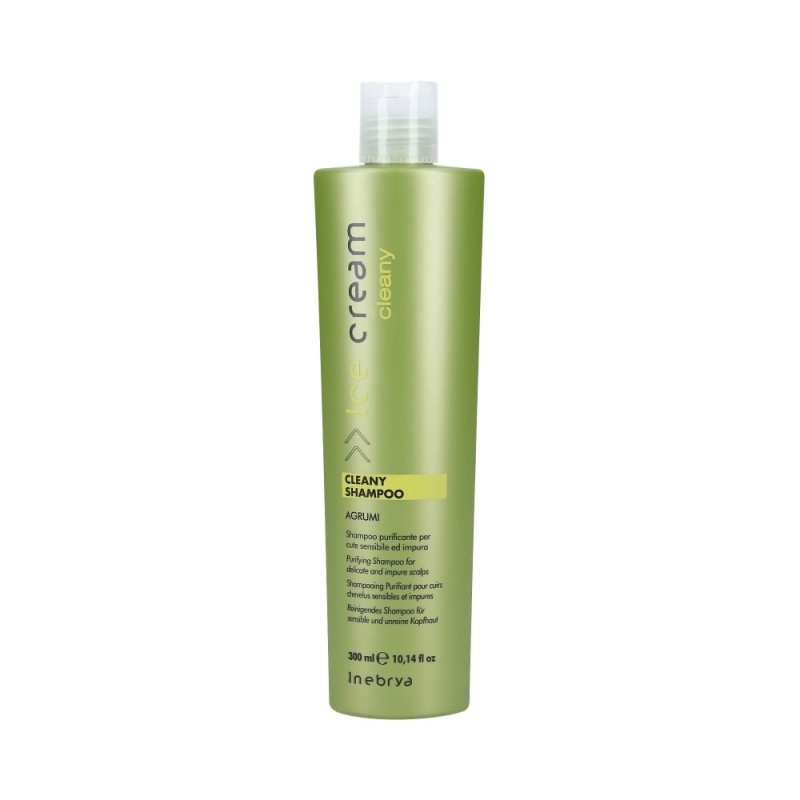 INEBRYA ICE CREAM CLEANY Anti-dandruff shampoo with orange and lemon extracts 300ml