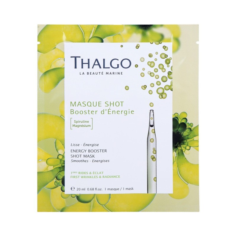 THALGO SHOT ENERGY BOOSTER Smoothing and energizing face mask 20ml