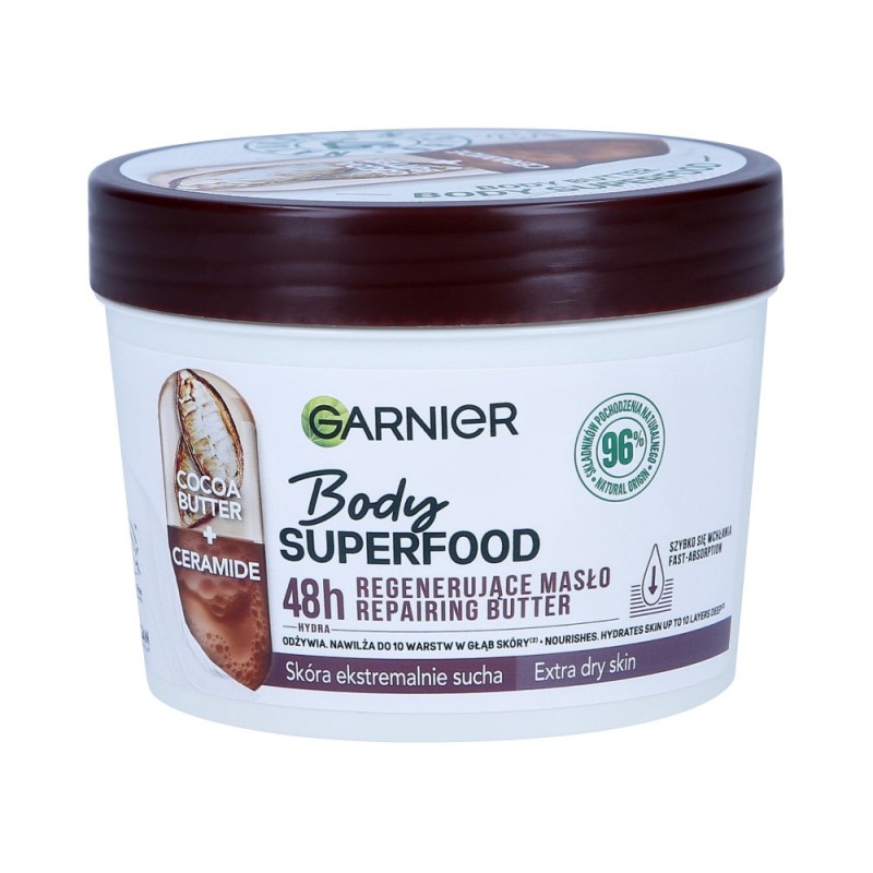 GARNIER BODY SUPERFOOD Regenerating butter for extremely dry skin with cocoa extract 380ml