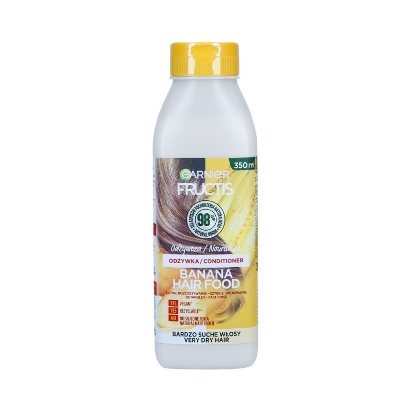 GARNIER FRUCTIS HAIR FOOD Conditioner for very dry hair with a nourishing effect with banana extract 350ml