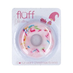 FLUFF PINK Bath Donut with...
