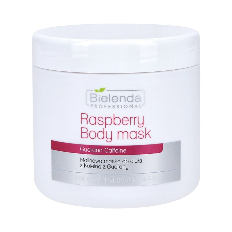 BIELENDA PROFESSIONAL Raspberry body mask with guarana biocaffeine 600g