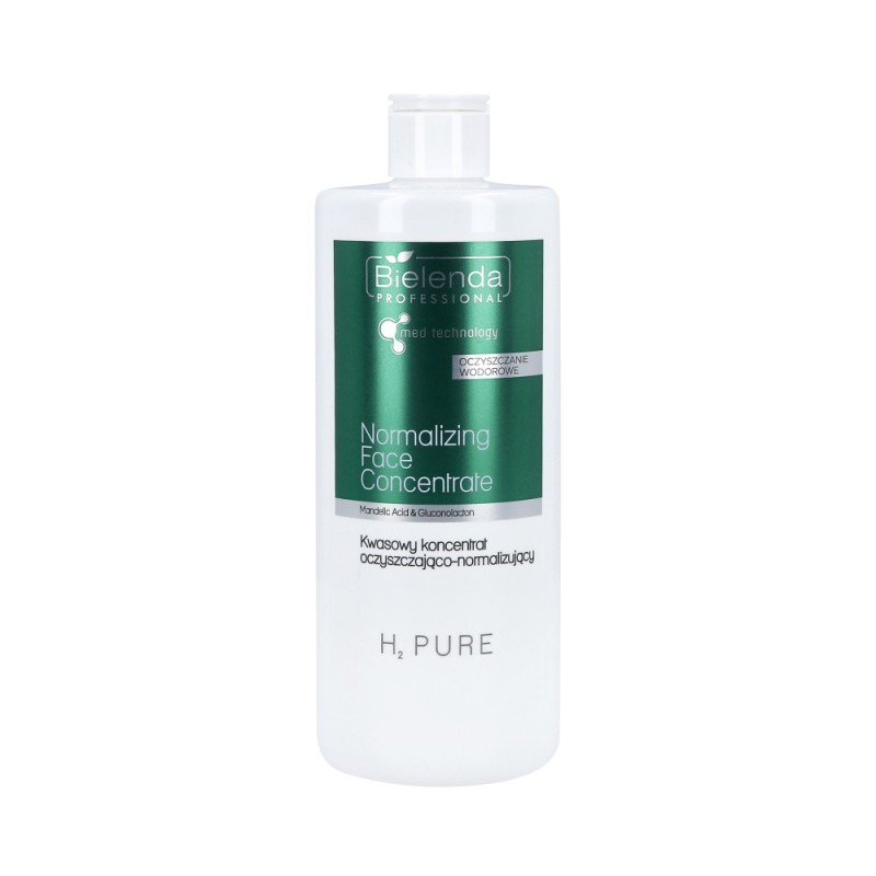 BIELENDA PROFESSIONAL H2 PURE Acid cleansing and normalizing concentrate for hydrabrasion 480 ml