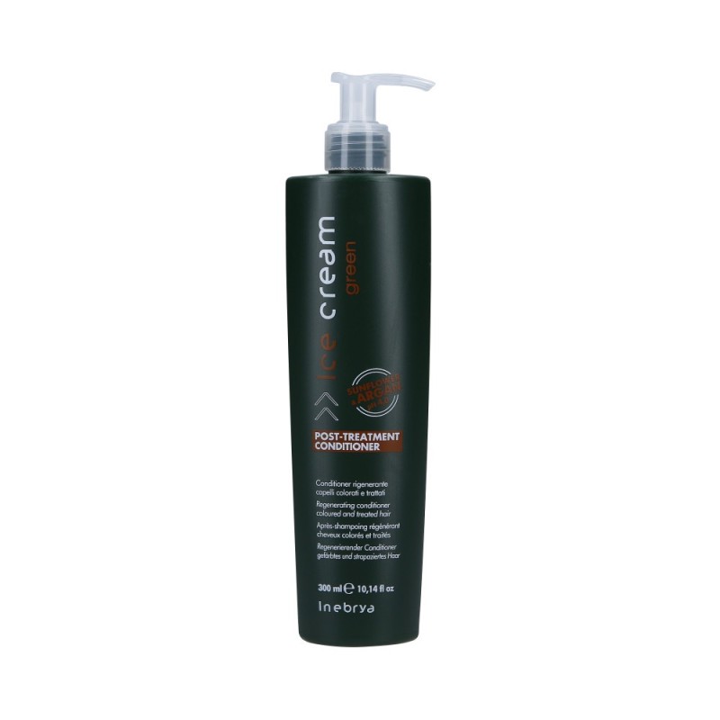 INEBRYA ICE CREAM GREEN POST-TREATMENT Regenerating conditioner for colored hair 300ml