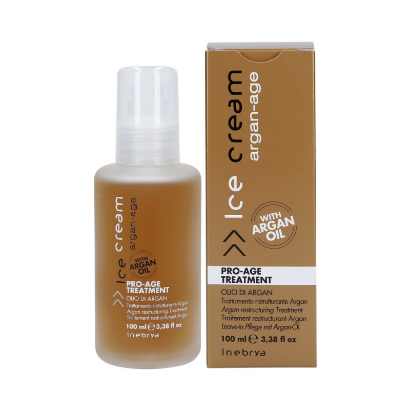 INEBRYA ICE CREAM PRO-AGE Rejuvenating treatment with argan oil 100ml