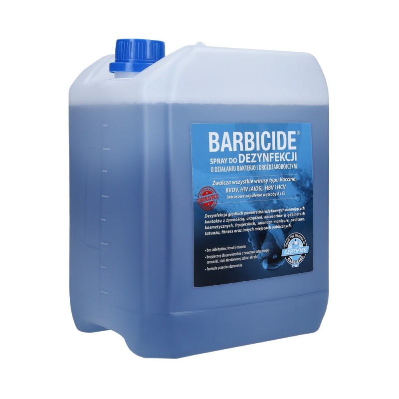 BARBICIDE Spray for disinfecting all surfaces, odorless 5000ml