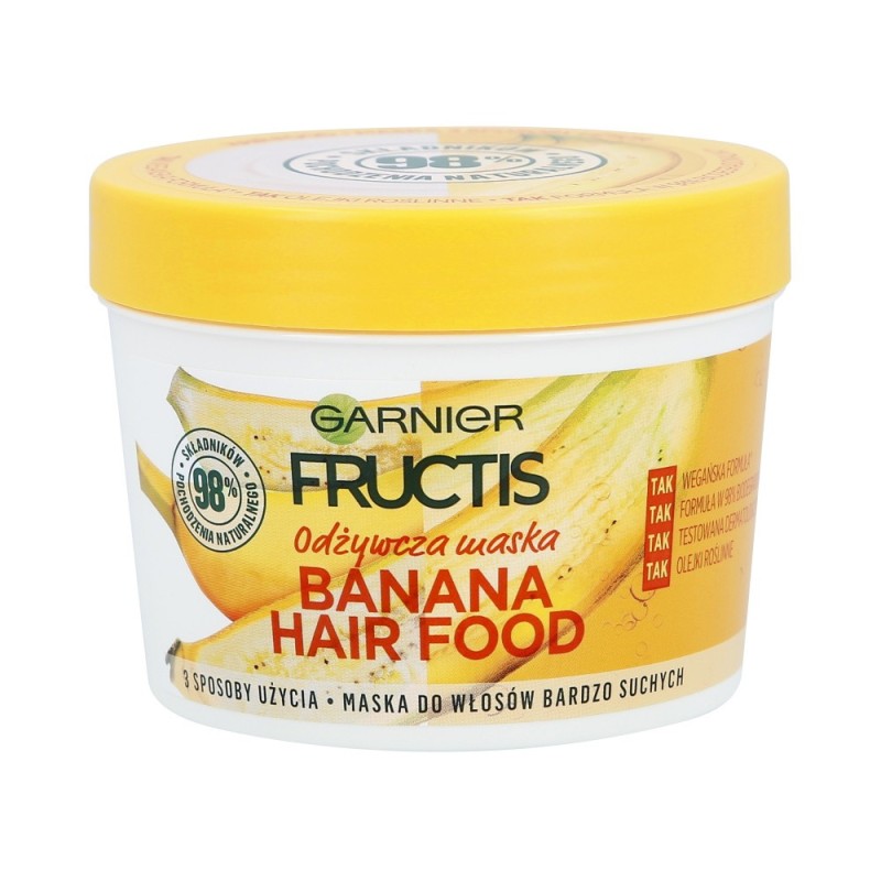 GARNIER FRUCTIS HAIR FOOD Nourishing mask for very dry hair with banana extract 390ml