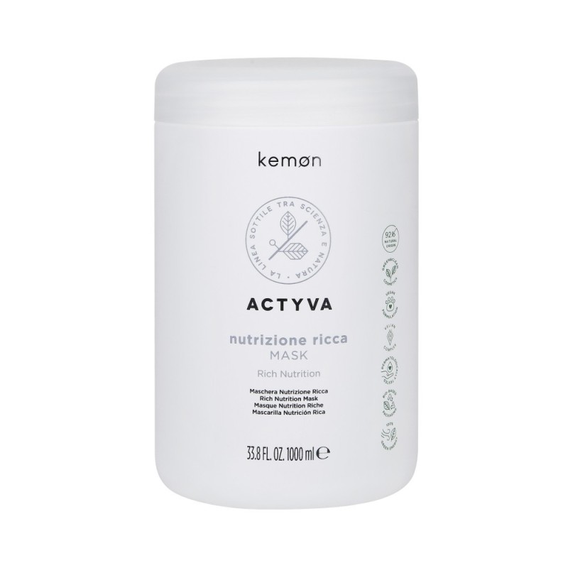 KEMON ACTYVA NUTRITION Ricca Mask Dry Hair 1000ml