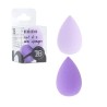 MIMO Raindrop Mini Makeup Sponges, Set of 2, Purple